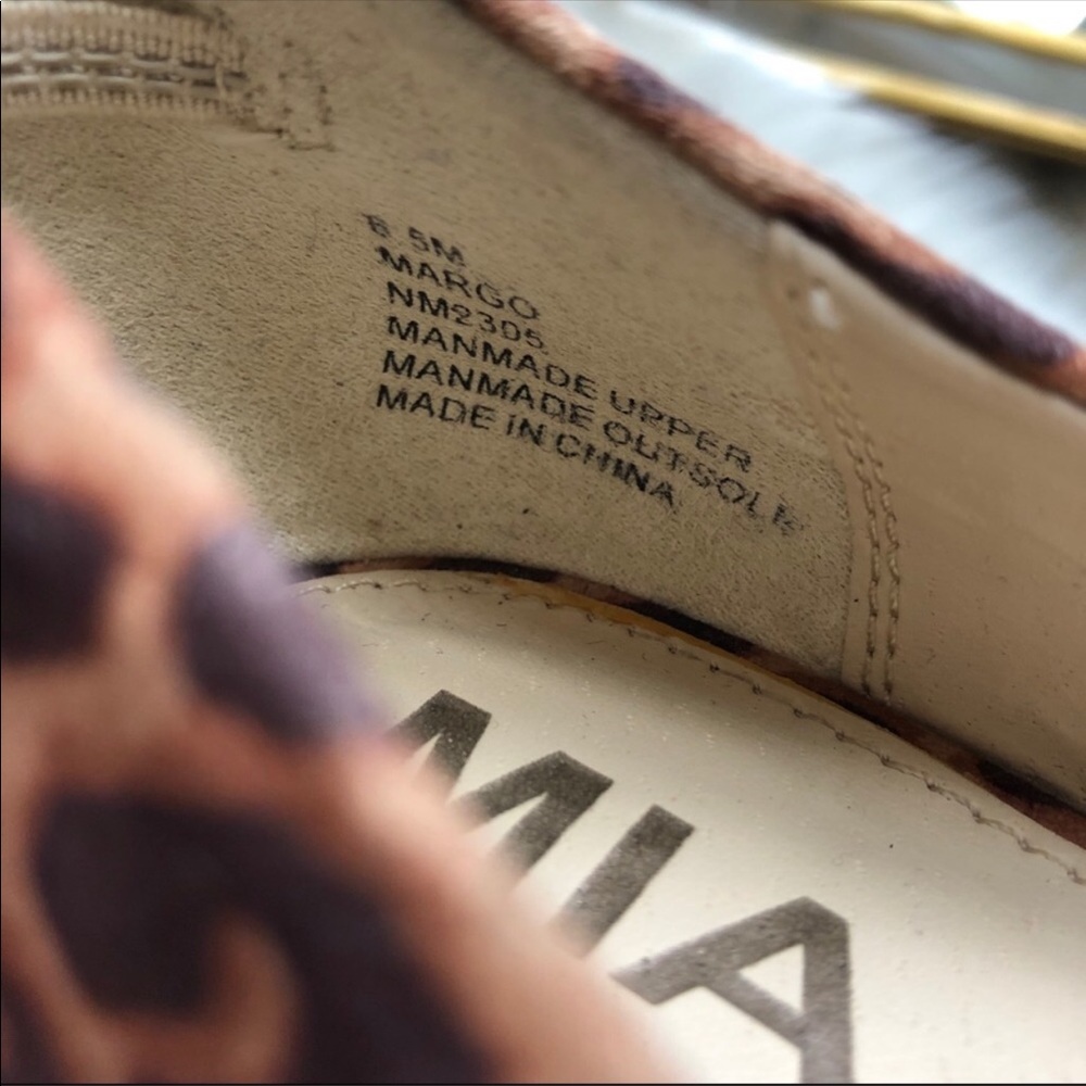 Mia Cheetah Print 6.5 Heels. Like New - image 4